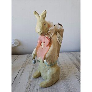 Nicol sayre Midwest springtime greetings Easter rabbit decor large vintage egg b